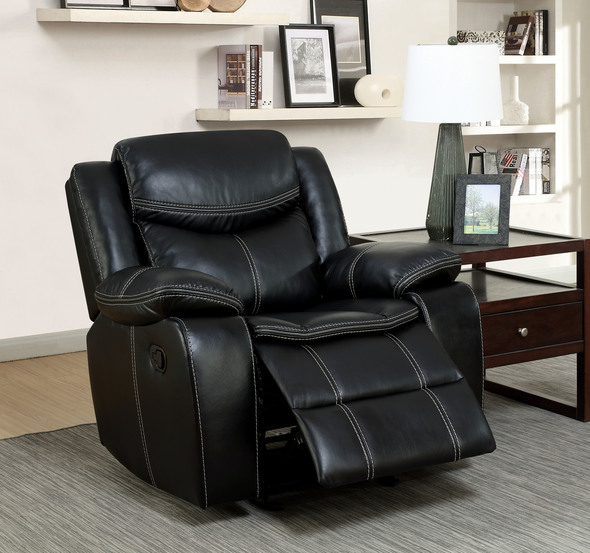 Furniture of America Chairs Black Contemporary 