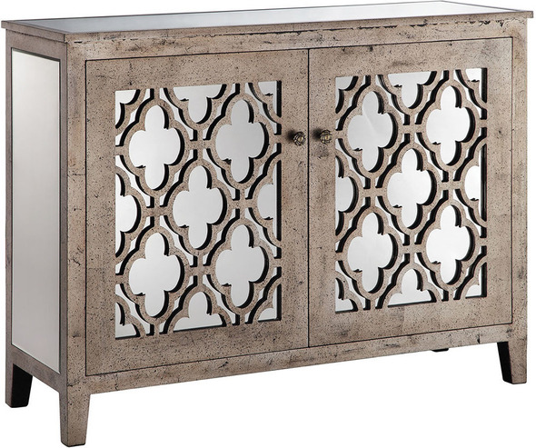 Stein World Cabinet / Credenza Chests and Cabinets Champagne, Hand-Painted Traditional