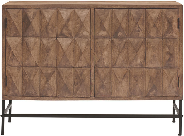 Stein World Cabinet / Credenza Chests and Cabinets Black, Light Brown Traditional