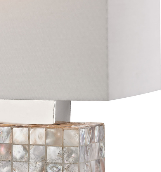 ELK Home Table Lamp Table Lamps Chrome, Mother of Pearl Transitional