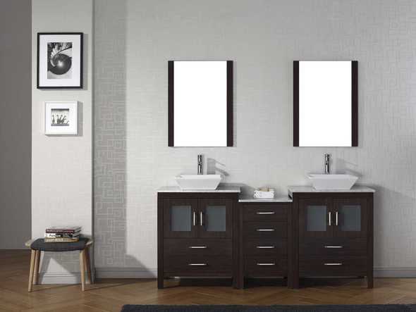 Virtu Bathroom Vanity Set Bathroom Vanities Dark Modern