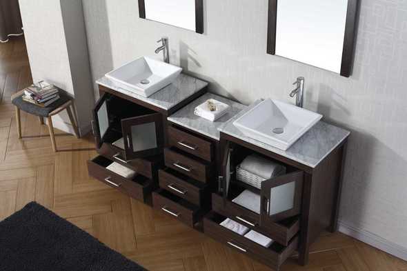 Virtu Bathroom Vanity Set Bathroom Vanities Dark Modern